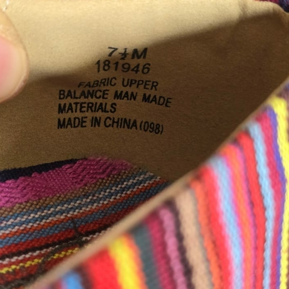 Beacon Fashion Fit Women Canvass Shoes Multicolor Stripe Espadrilles Size 7.5M🌴 - Picture 6 of 8